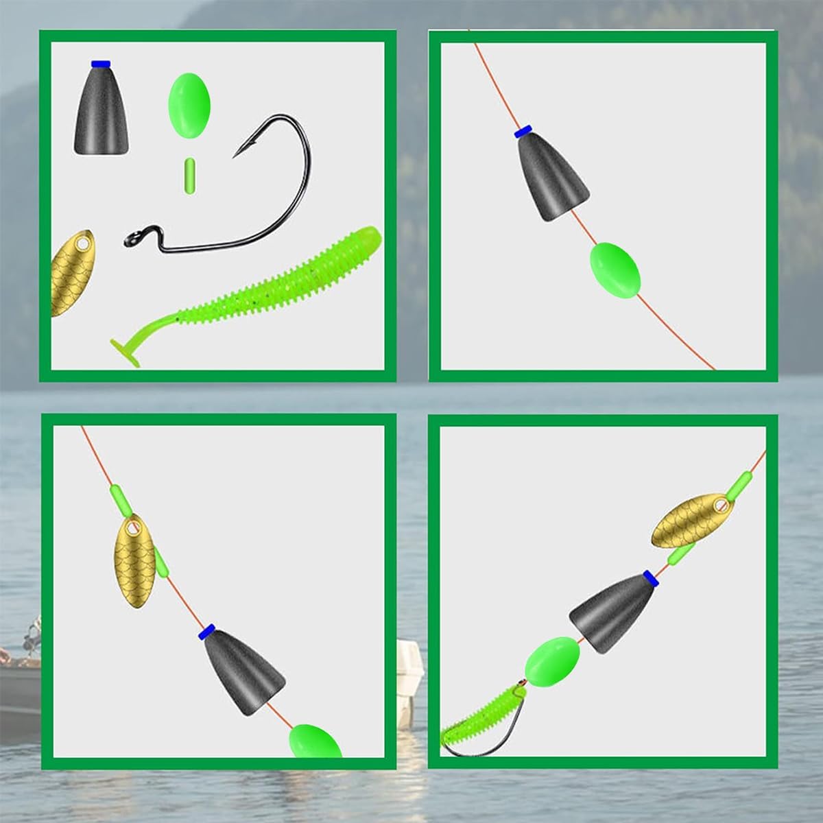 Manik-manik Pancing Bercahaya  - Night Float Fishing ulasan dan harga